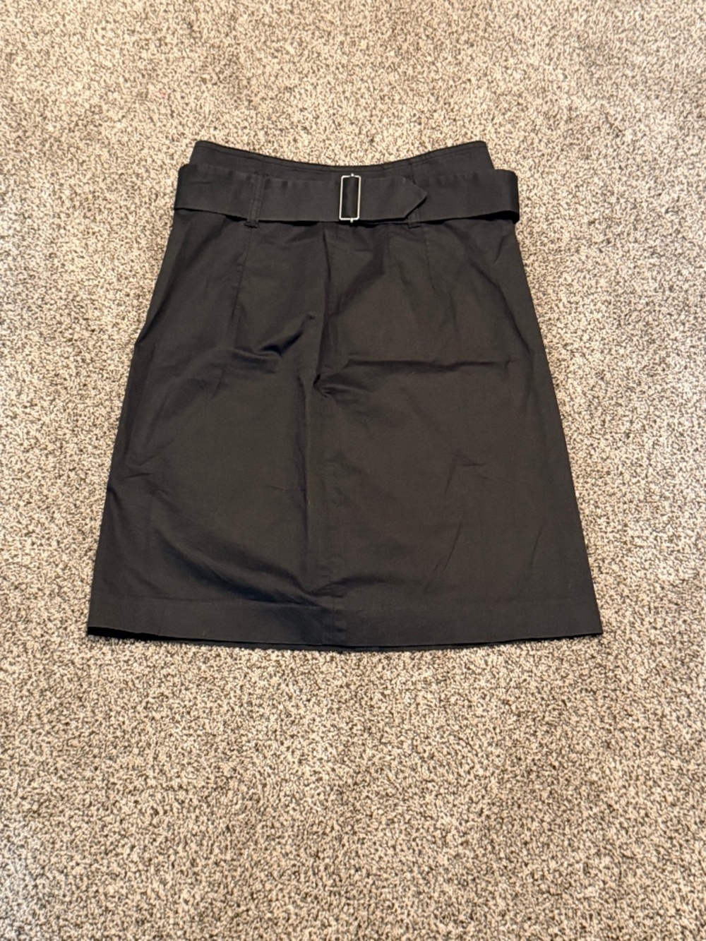 Theory Black Mini Skirt with Belt Size 4 Women's